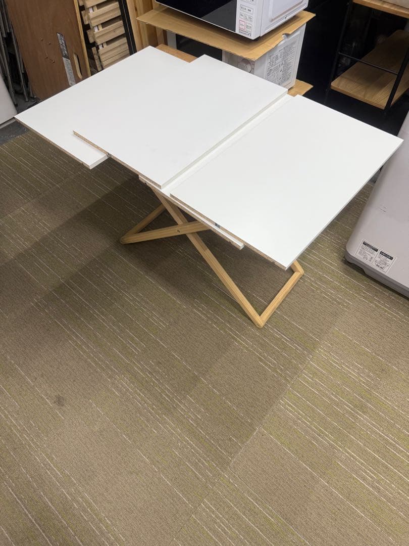 【完成品】【美品】ニトリ　キャビネット　フォルム　SK1860 WH 食器棚