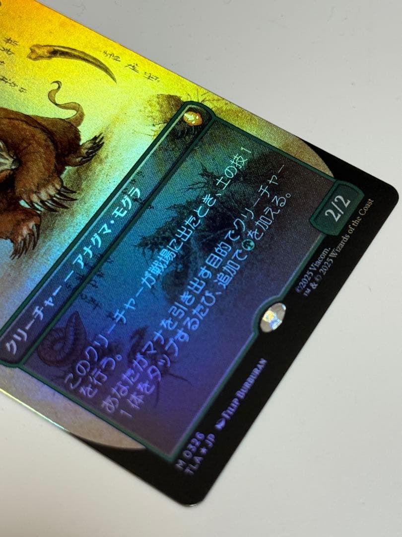 アナグマモグラの仔　日本語　ボーダーレス　FOIL