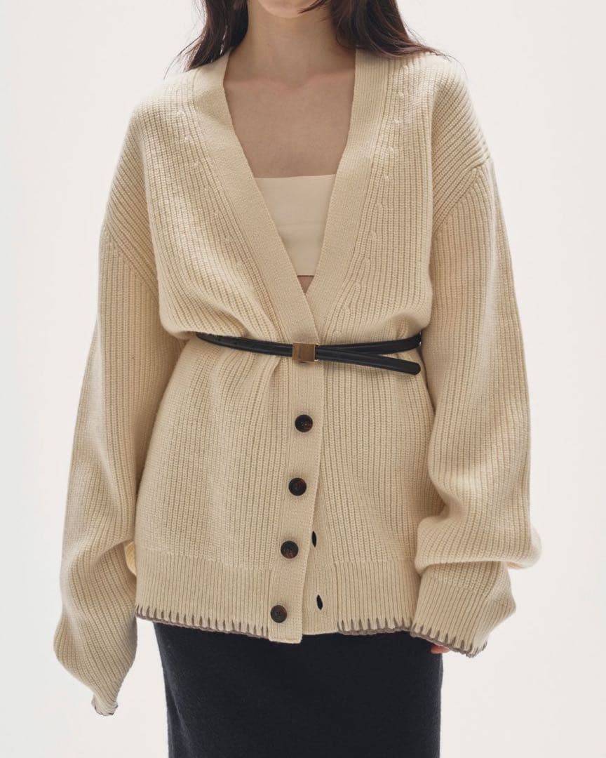 トップス TODAYFUL Wool Ribknit Cardigan