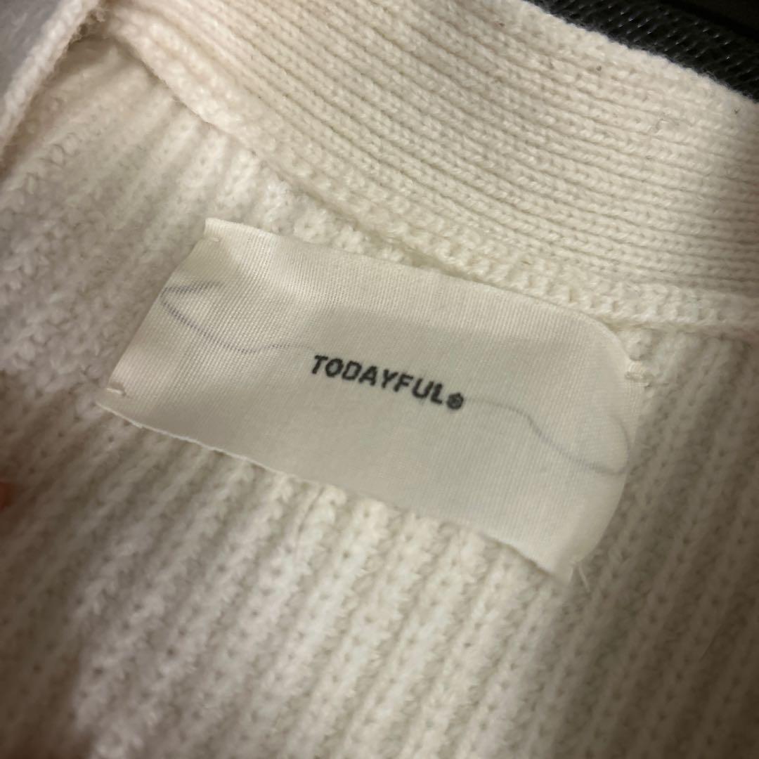トップス TODAYFUL Wool Ribknit Cardigan