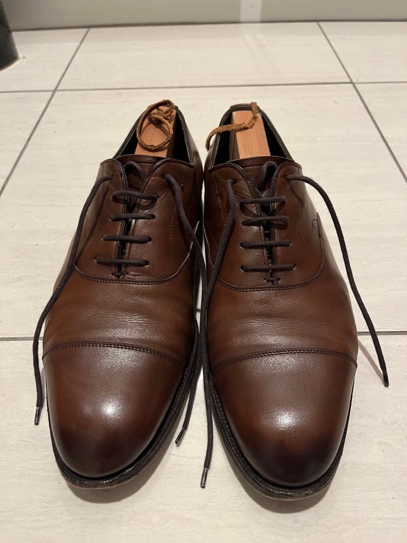 D*r様 エドワードグリーン チェルシー 202 UK7.5 内羽根 革靴