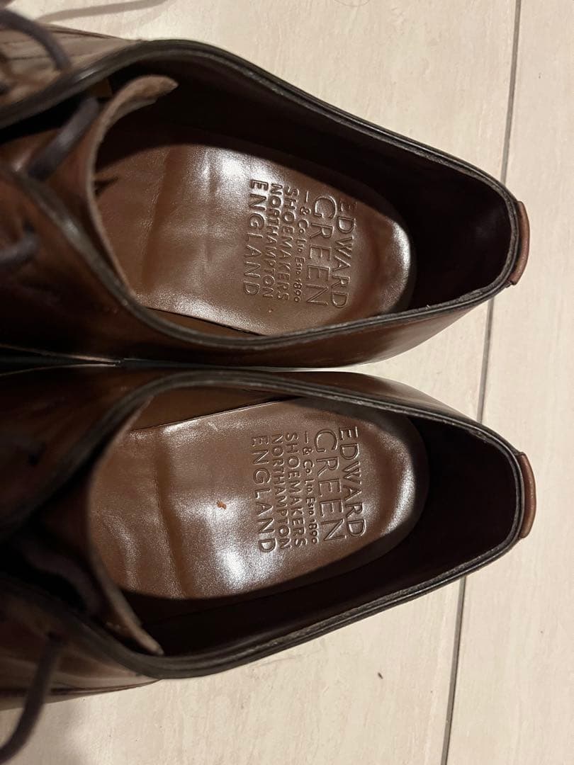 D*r様 エドワードグリーン チェルシー 202 UK7.5 内羽根 革靴