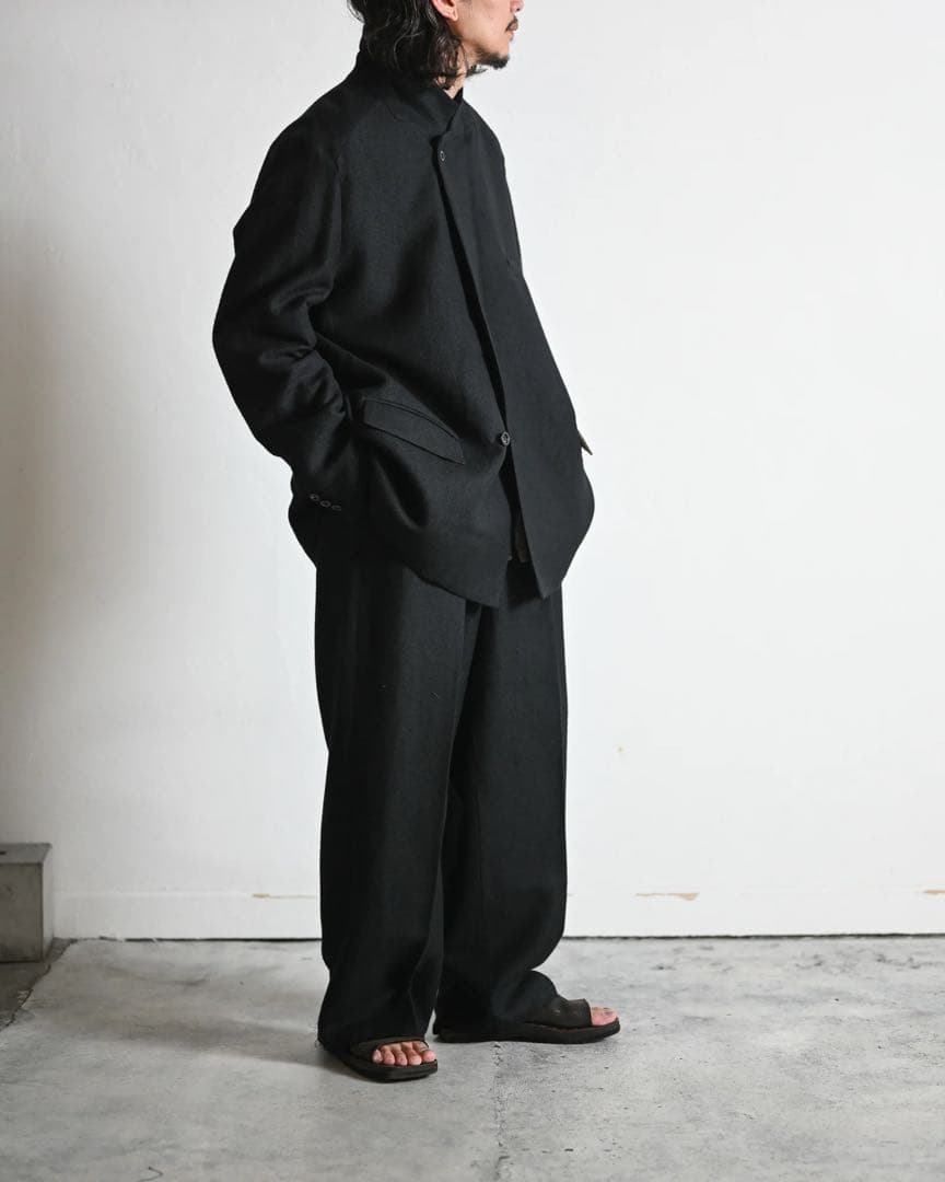 Ancellm SEMI-DOUBLE TAILORED JACKET サイズ2