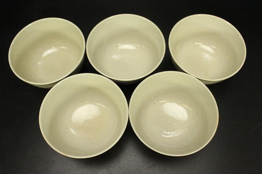 汲出茶碗 五客 永楽 善五郎造 共箱(メ1544)