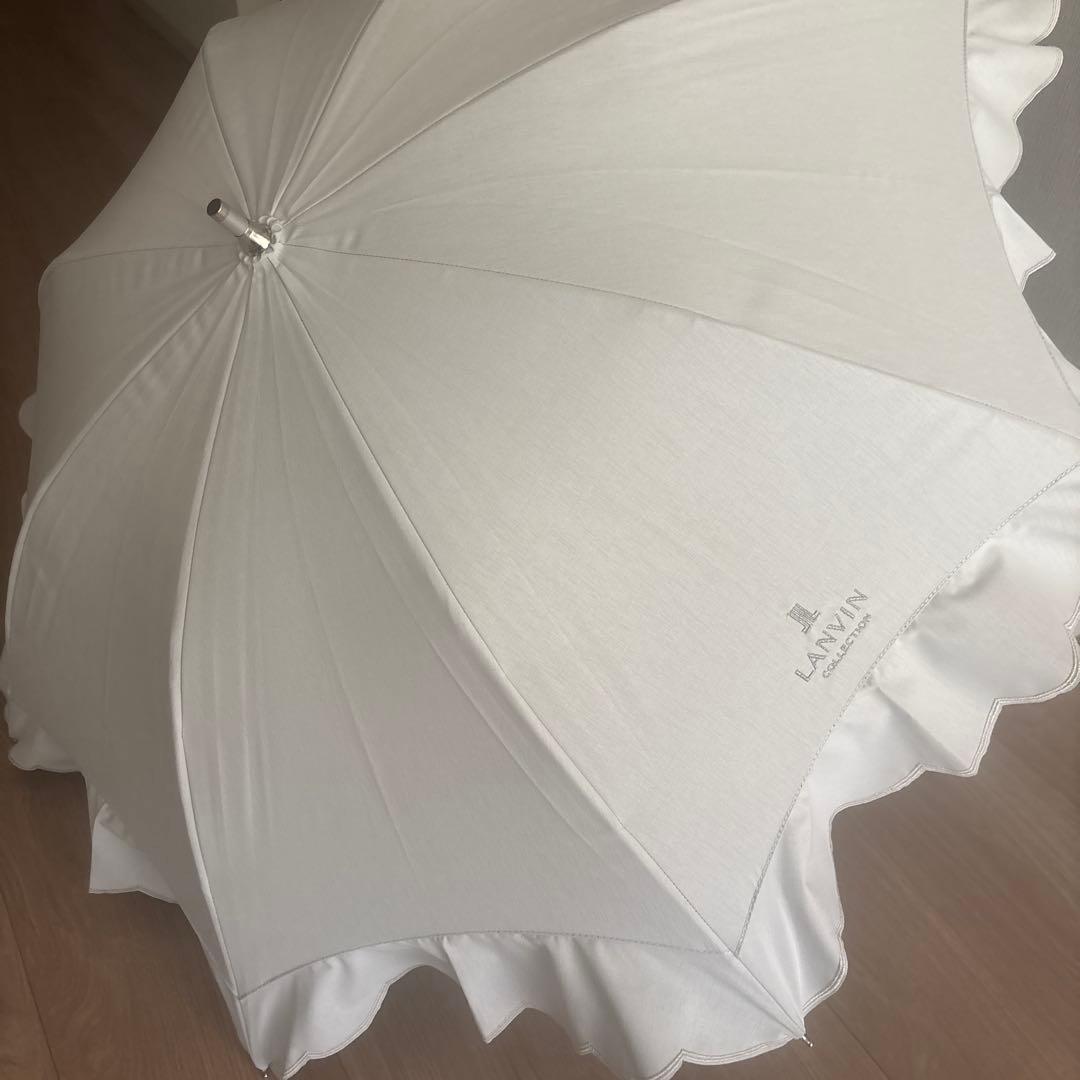 新品 LANVN collection 晴雨兼用日傘 シエスタ 刺繍フリル