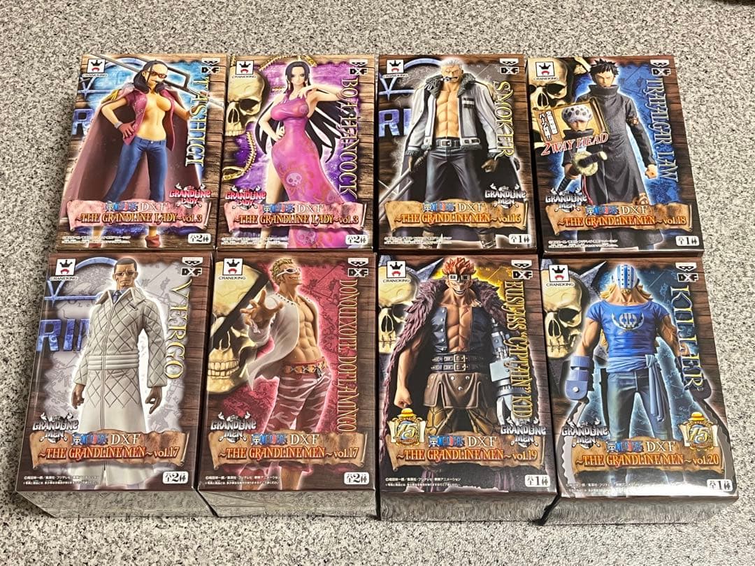 ワンピース　フィギュア　8体セット　グラメン　グラレディ　ロー　ドフラミンゴ