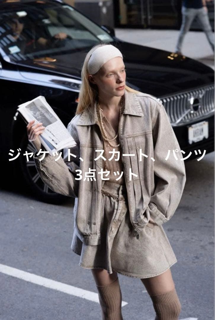 ジャケット・アウター thetoe Olympia Denim Jacket brown