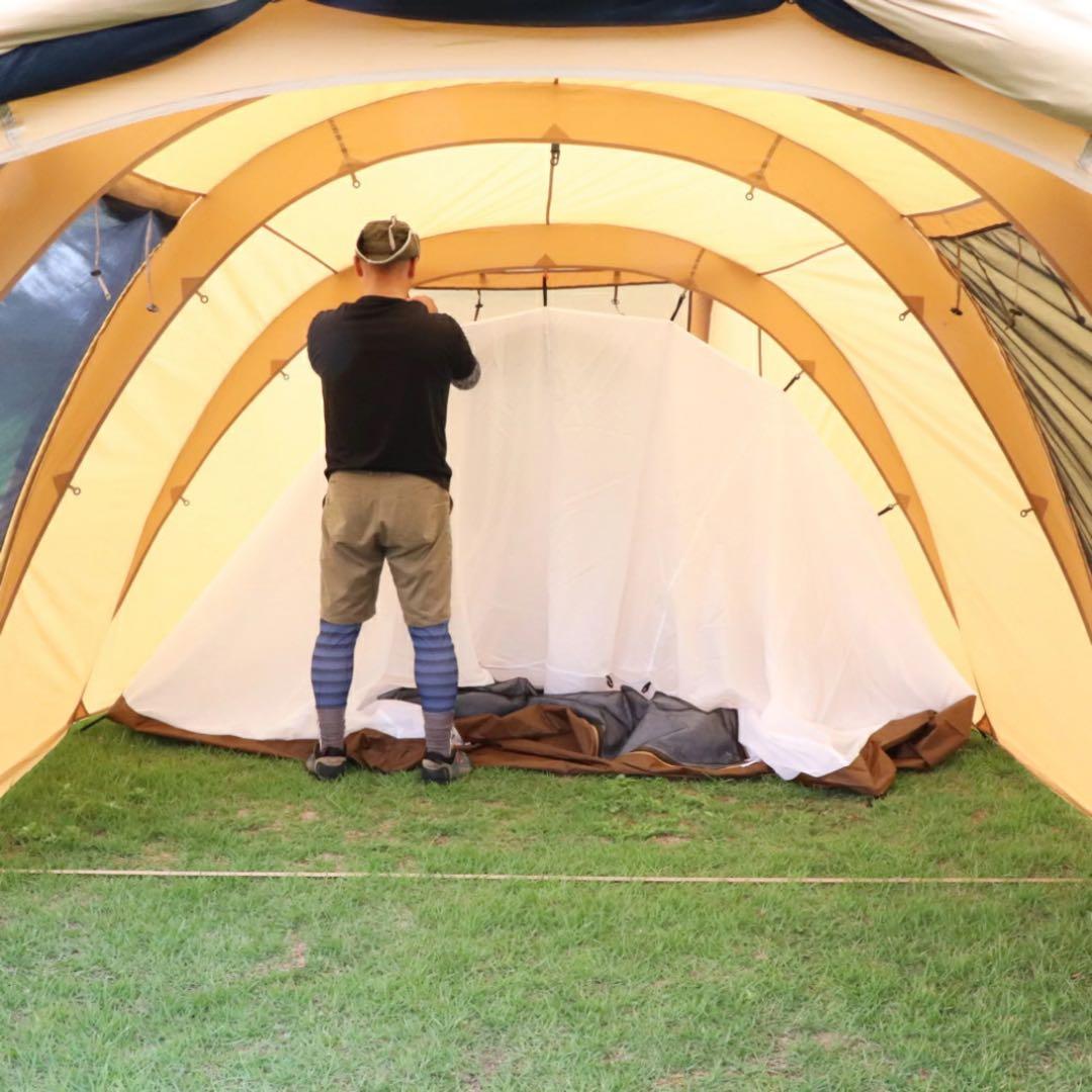 新品　イグニオ 2ルーム型テント　ドームテント 4人用　カマボコ　冬キャンプ