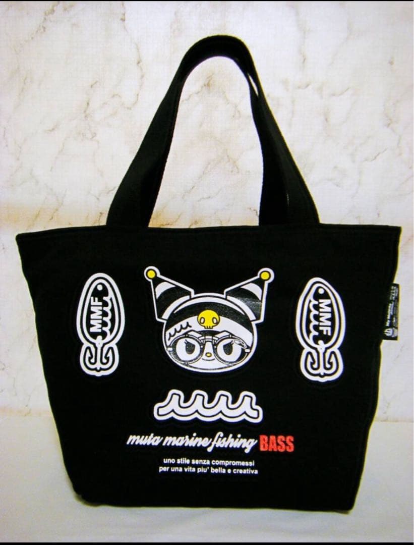 帆布/新品〇muta MARINE 多目的カートバッグ Kuromi 裏地付き