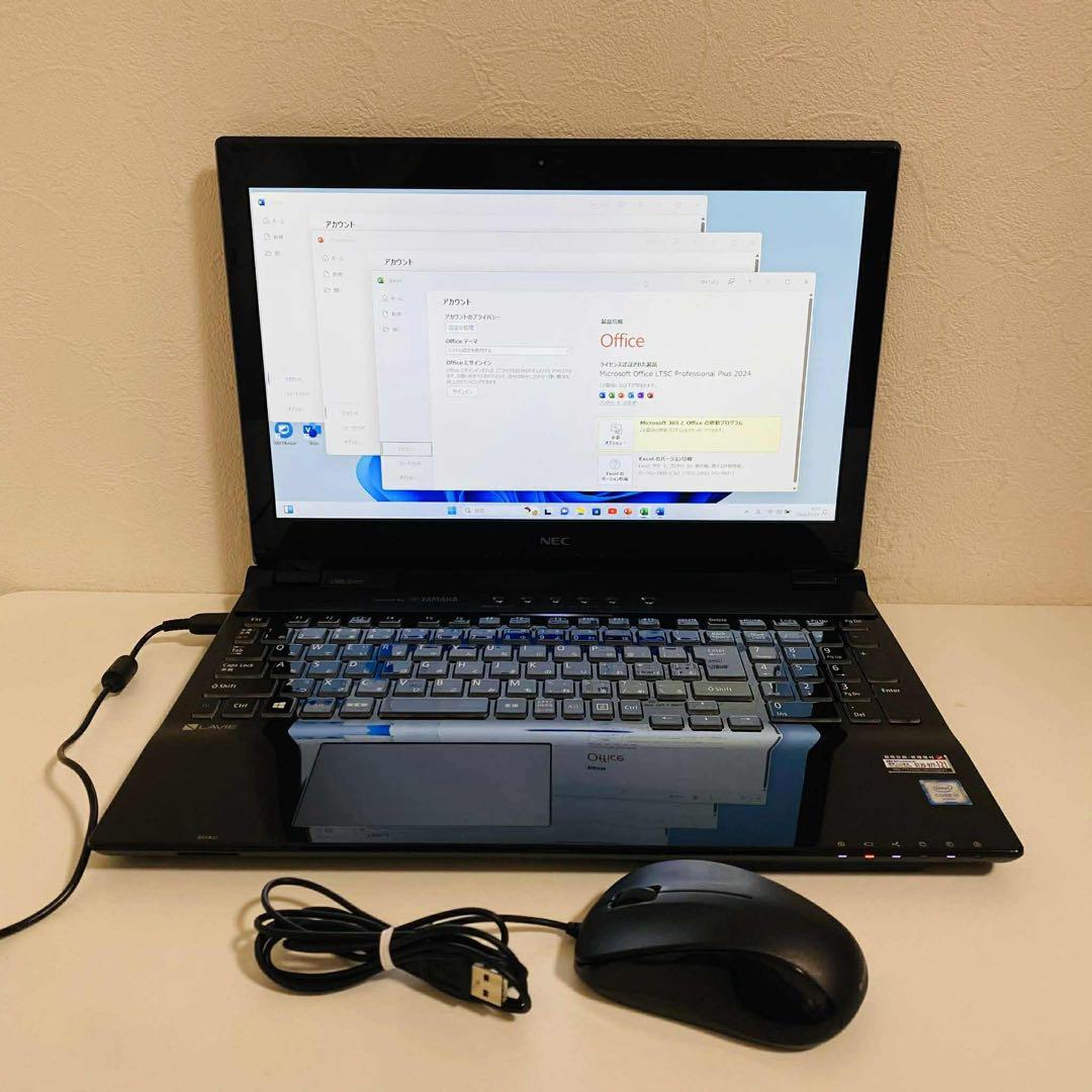 Y78 NECノートパソコン i5メモリ8G高速 Windows11オフィス付き