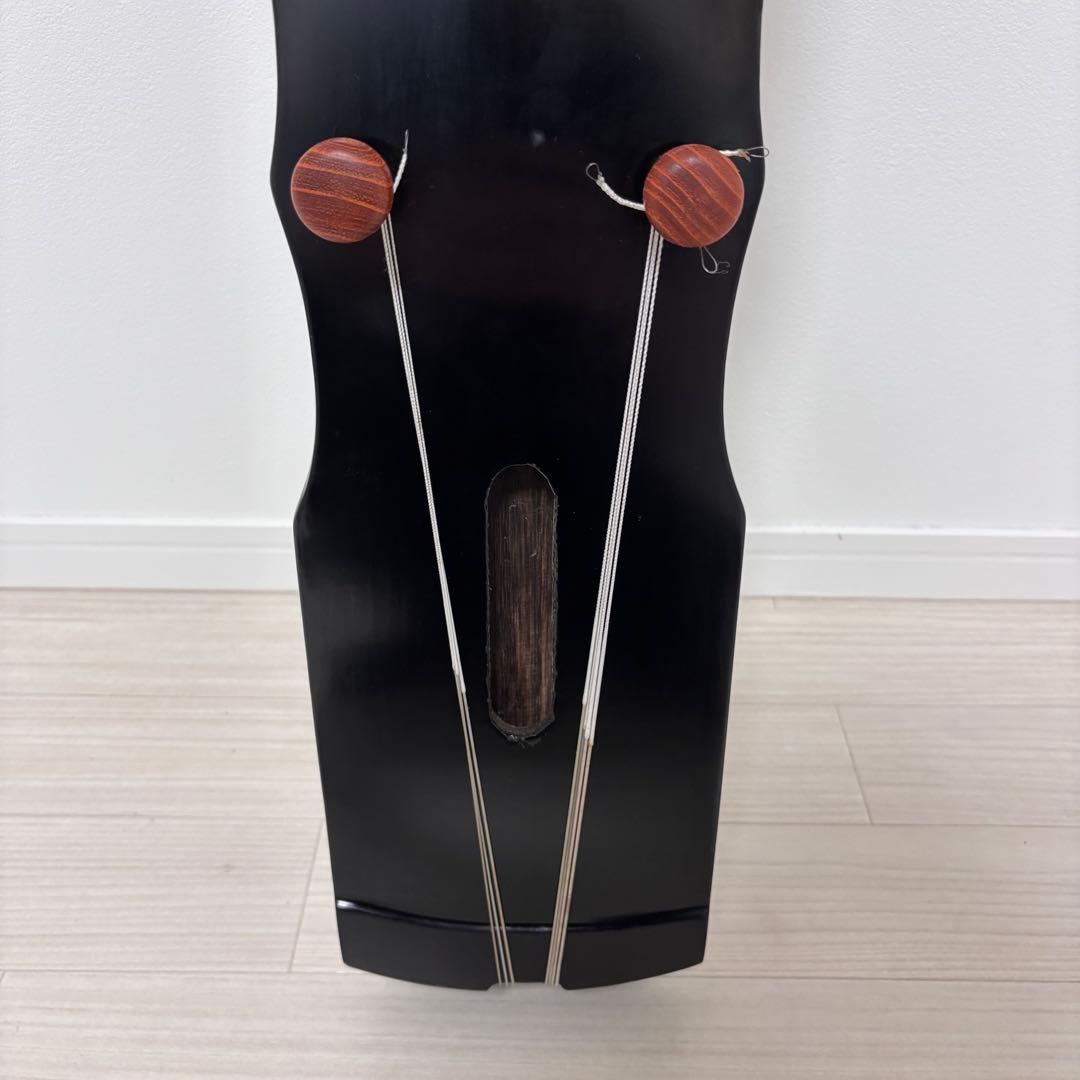 高級 中国箏 お琴 古琴　7弦　収納袋付き