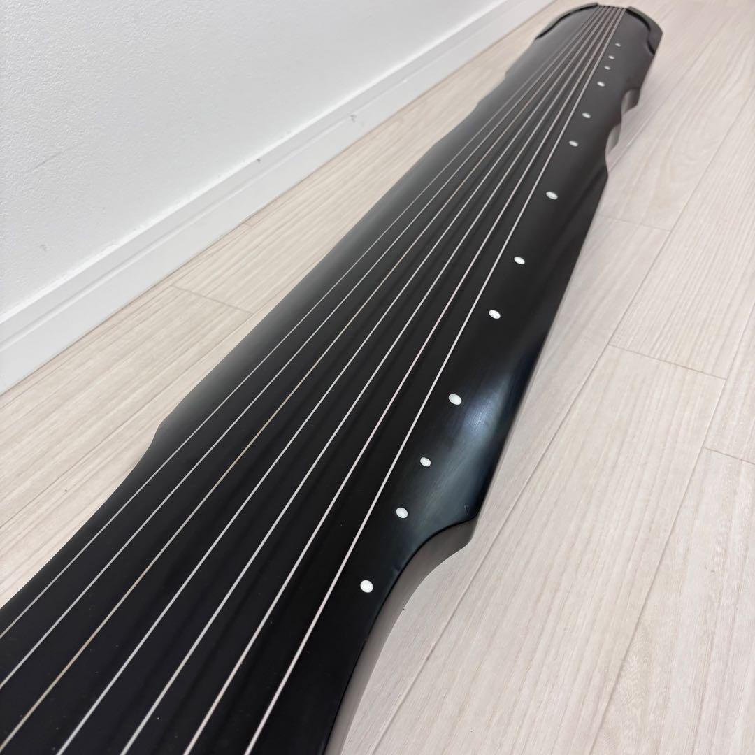 高級 中国箏 お琴 古琴　7弦　収納袋付き