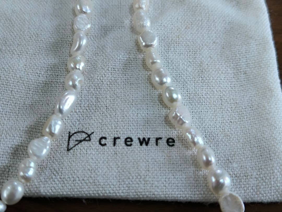 crewre　2wayウォーターパールネックレス　シルバー