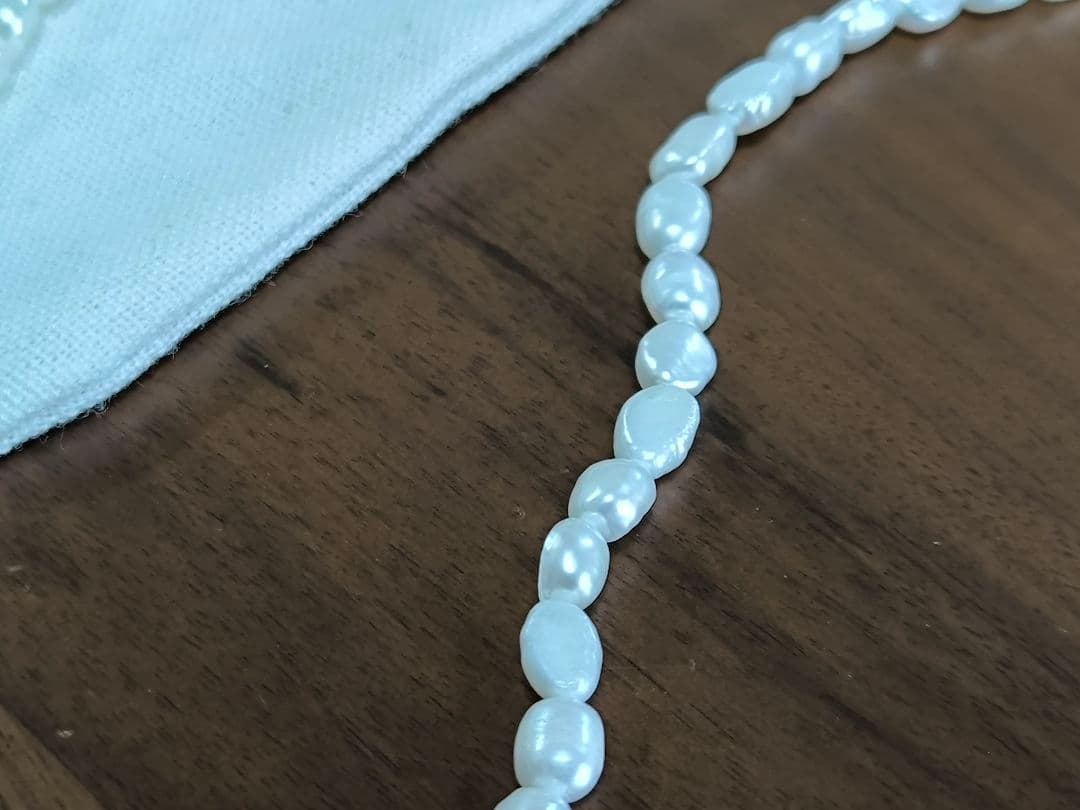 crewre　2wayウォーターパールネックレス　シルバー