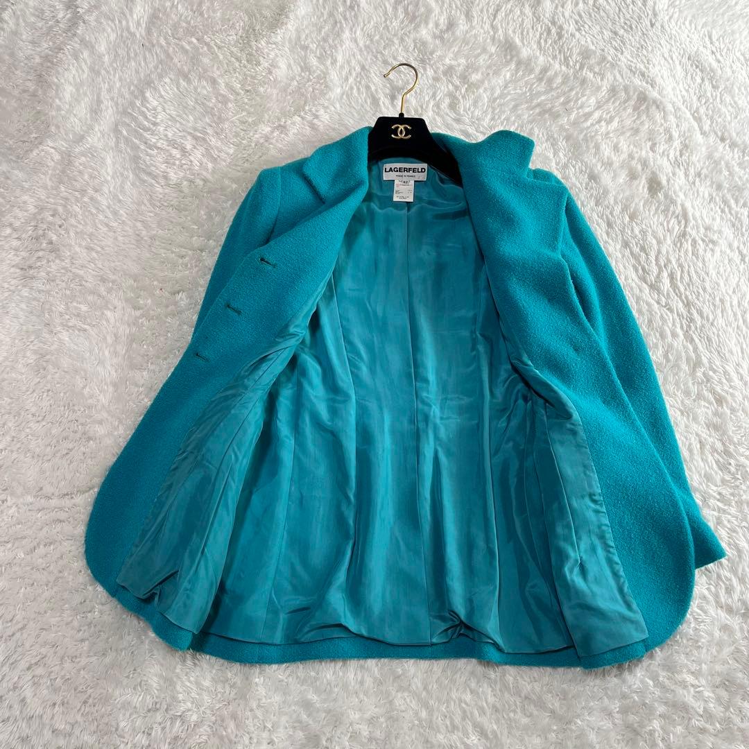 希少♡ フランス製　LAGARFELD ラガーフェルド　ジャケット　ブークレ