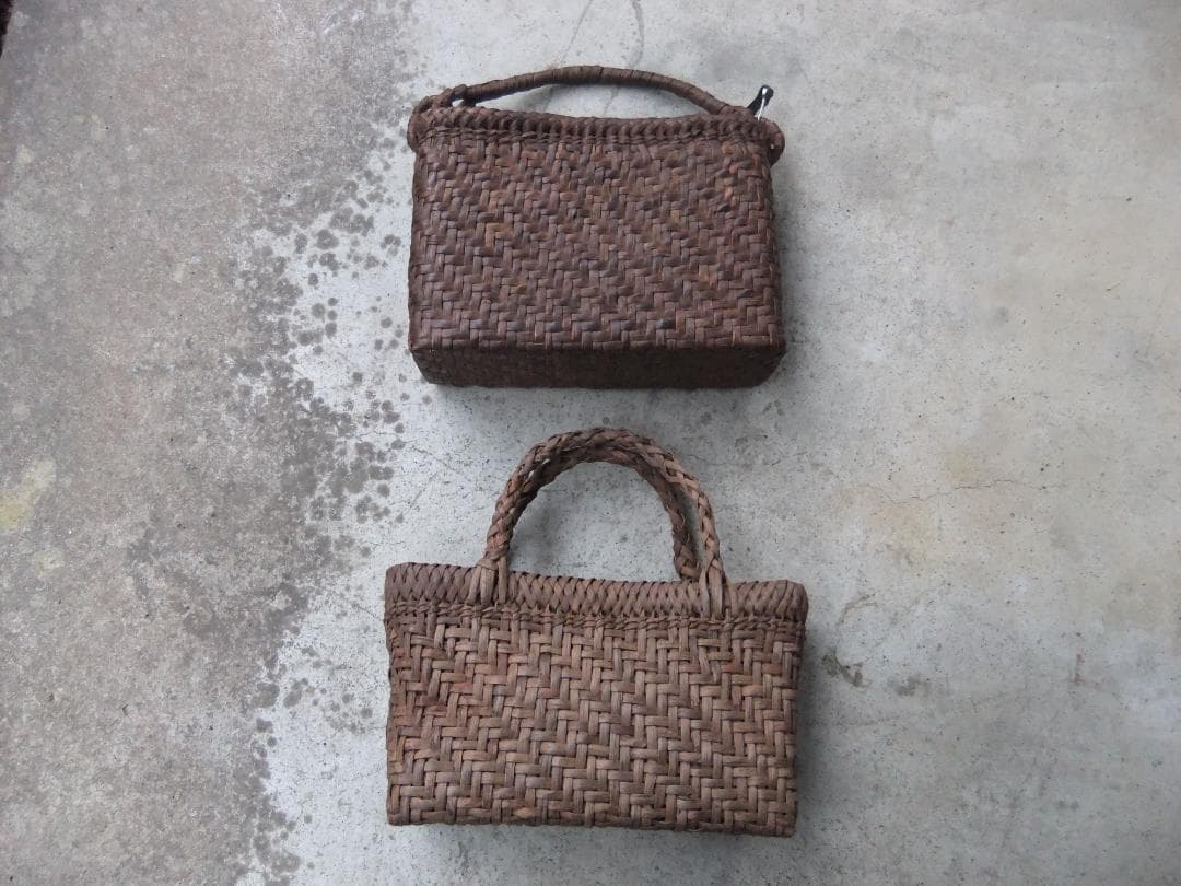 「みかん様」専用　福島県三島産 山葡萄かご　ワンハンドル　２way