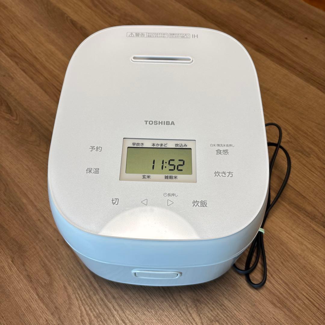 TOSHIBA RC-10BHW 2025年製炊飯器 ホワイト5.5合