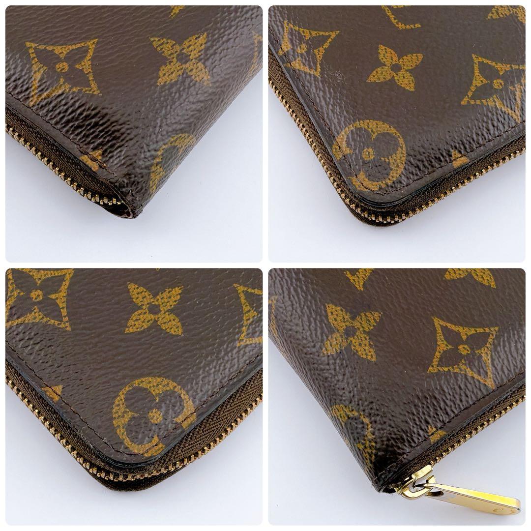 【美品】ルイヴィトン モノグラム ジッピーパース 小銭入れ ブラウン