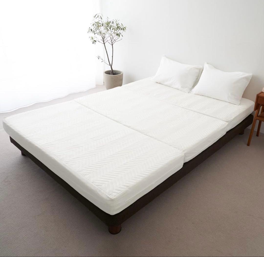 【送料込み】雲のやすらぎプレミアム　三つ折りマットレス