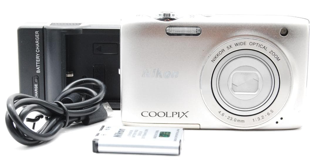 【美品/動作確認済】Nikon　CoolPix S3100 バッテリー充電器付