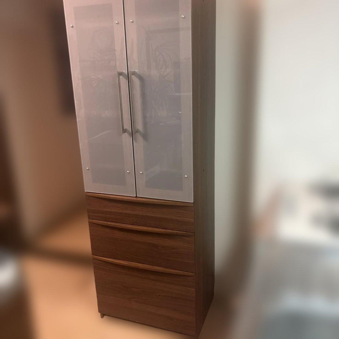 o*e様 大塚家具　食器棚 ガラス扉 3引き出し たのめる便込み