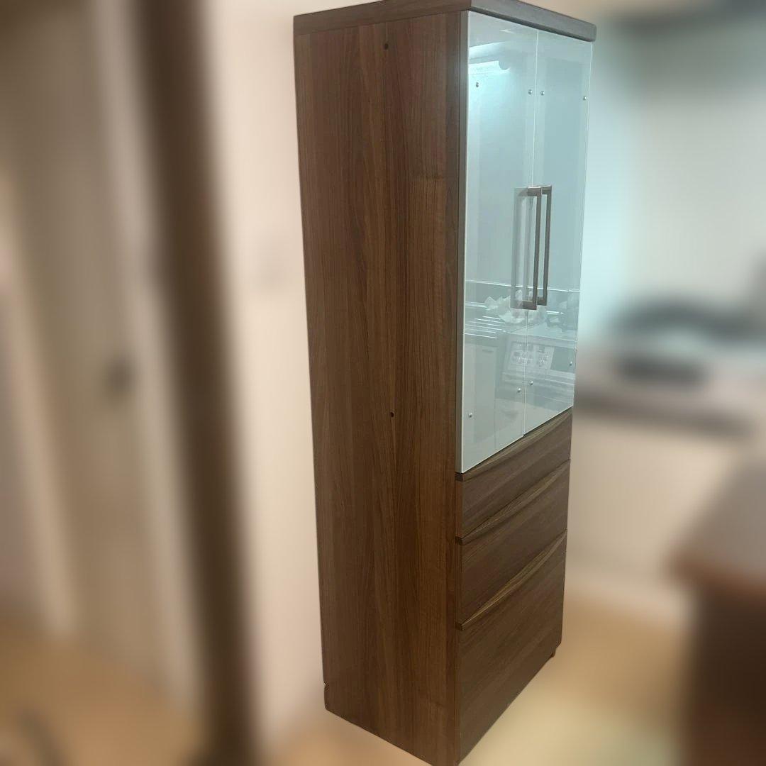 o*e様 大塚家具　食器棚 ガラス扉 3引き出し たのめる便込み