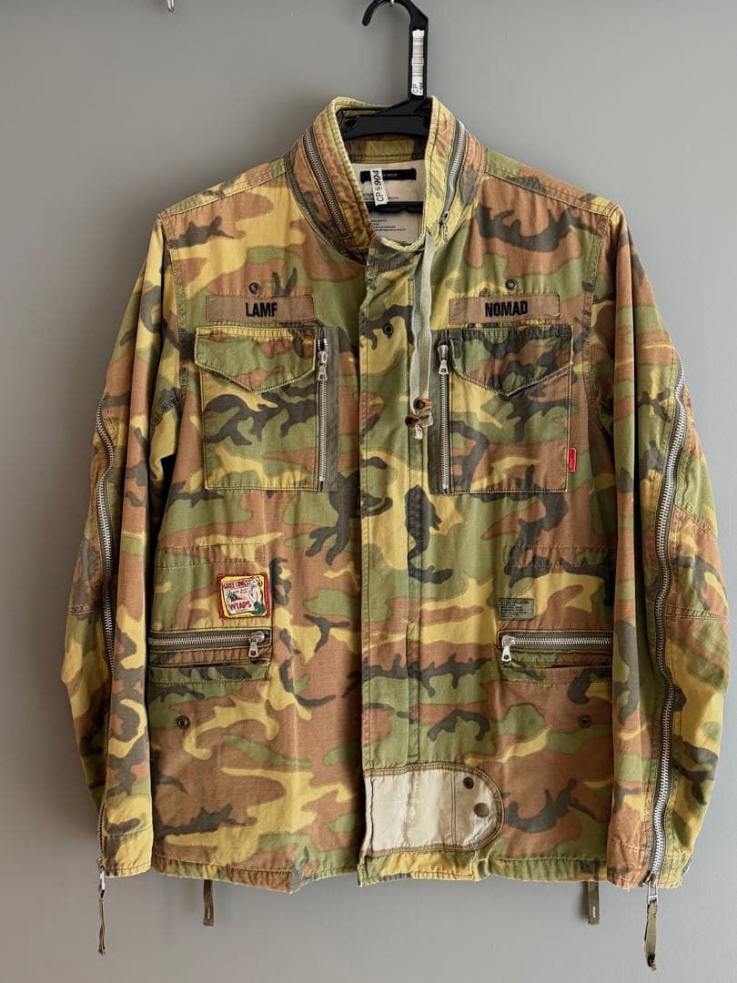 WTAPS パンサー刺繍 ブラウンリーフカモ M-65