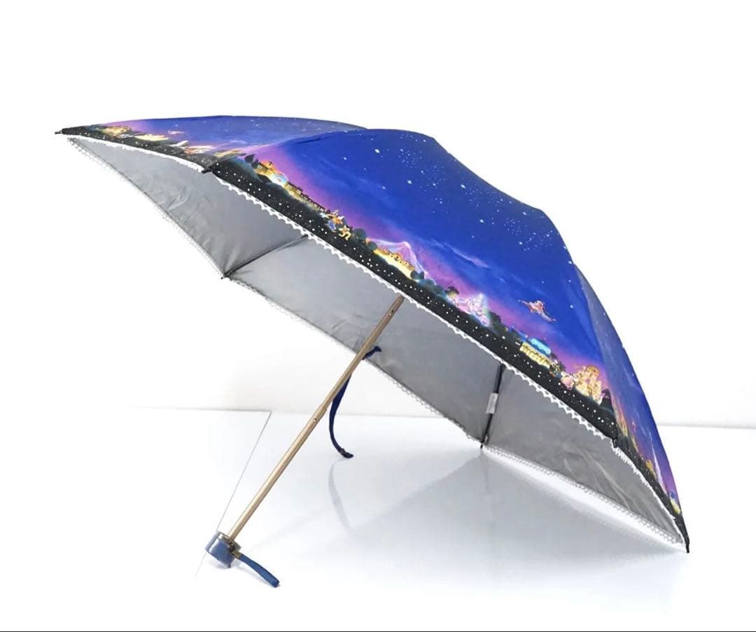 ディズニーリゾート 夜景 晴雨兼用 折傘
