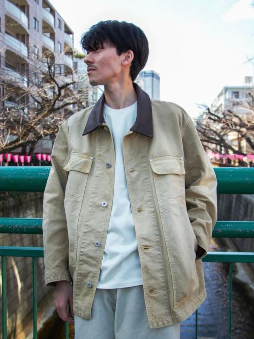 ジャケット・アウター AURALEE ORGANIC COTTON DUCK BLOUSON