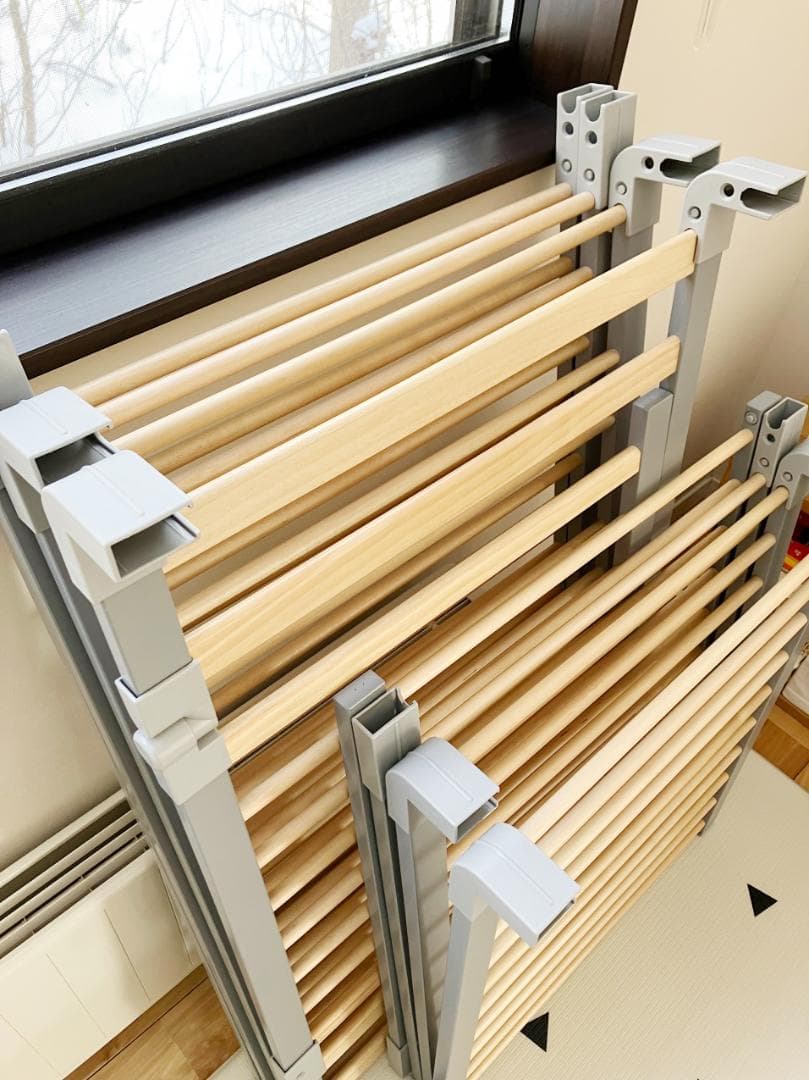 LITTLE BOT BABY　木製ベビーサークル グレー