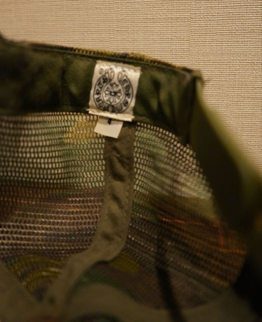 Chrome Hearts LA 迷彩刺繍ロゴキャップ