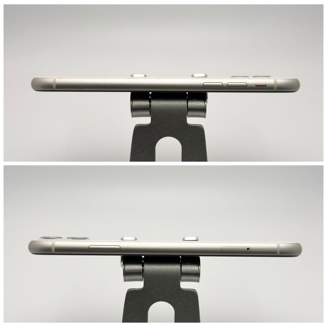 B 100% iPhone 11 256 GB SIMフリー ホワイト 本体