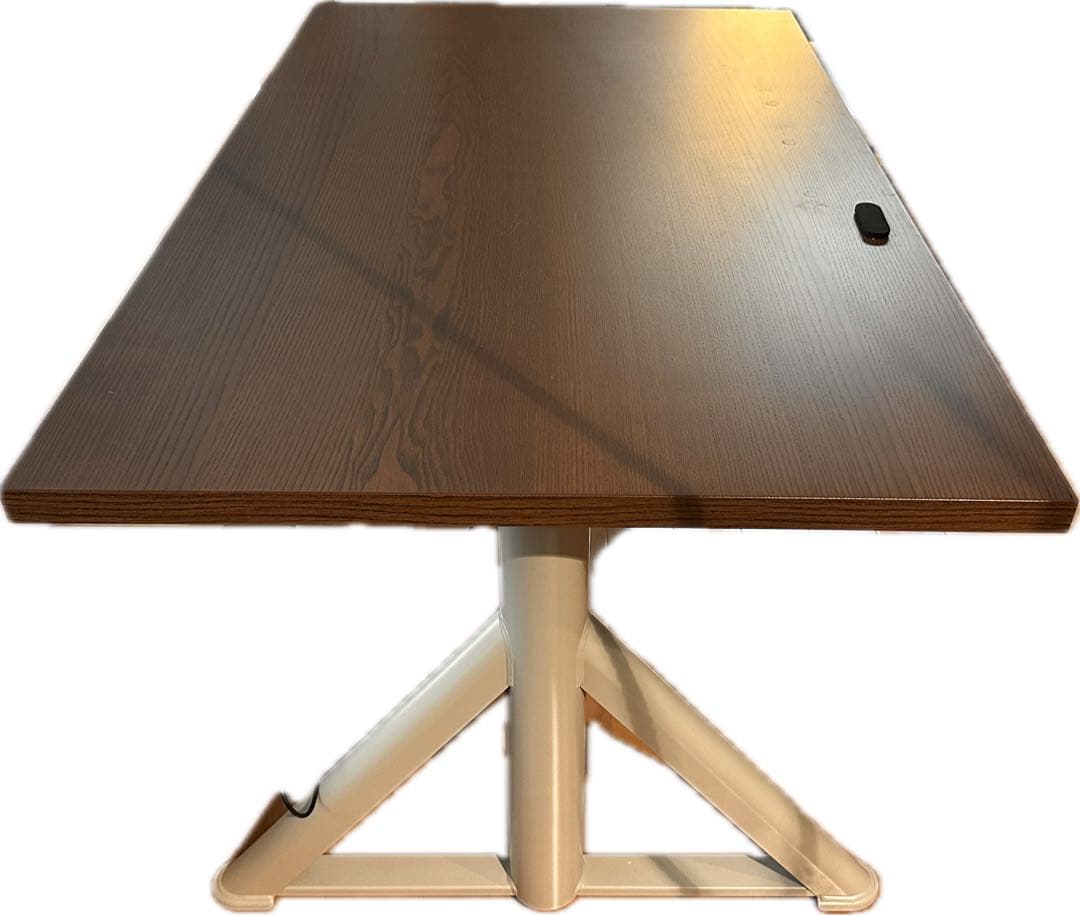 IKEA IDÅSEN（イドーセン）昇降式 ブラウン/ベージュ120×70cm