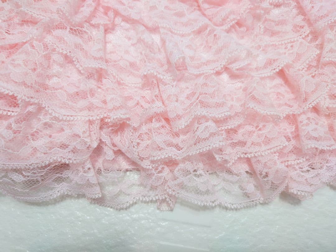 2000s LIZLISA系 ピンク レース スカパンショートパンツ