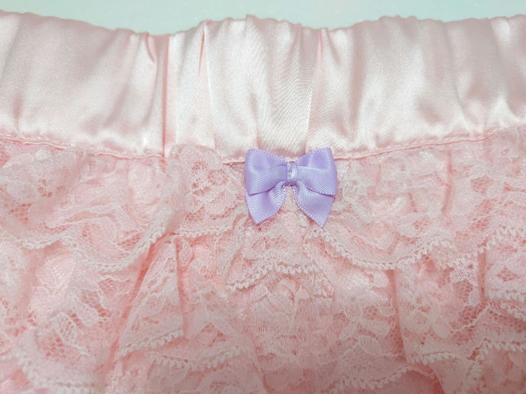 2000s LIZLISA系 ピンク レース スカパンショートパンツ