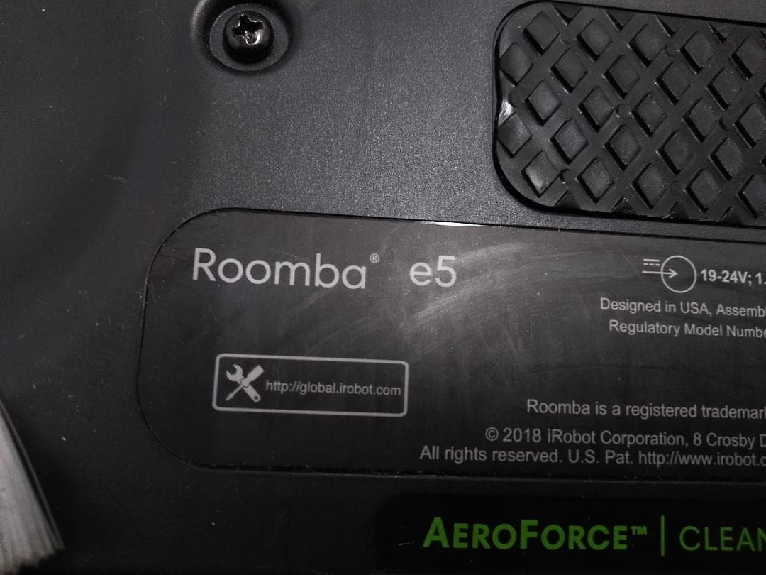 アイロボット ルンバ e5 RVC-Y1 ロボット掃除機 元箱 充電器付き○