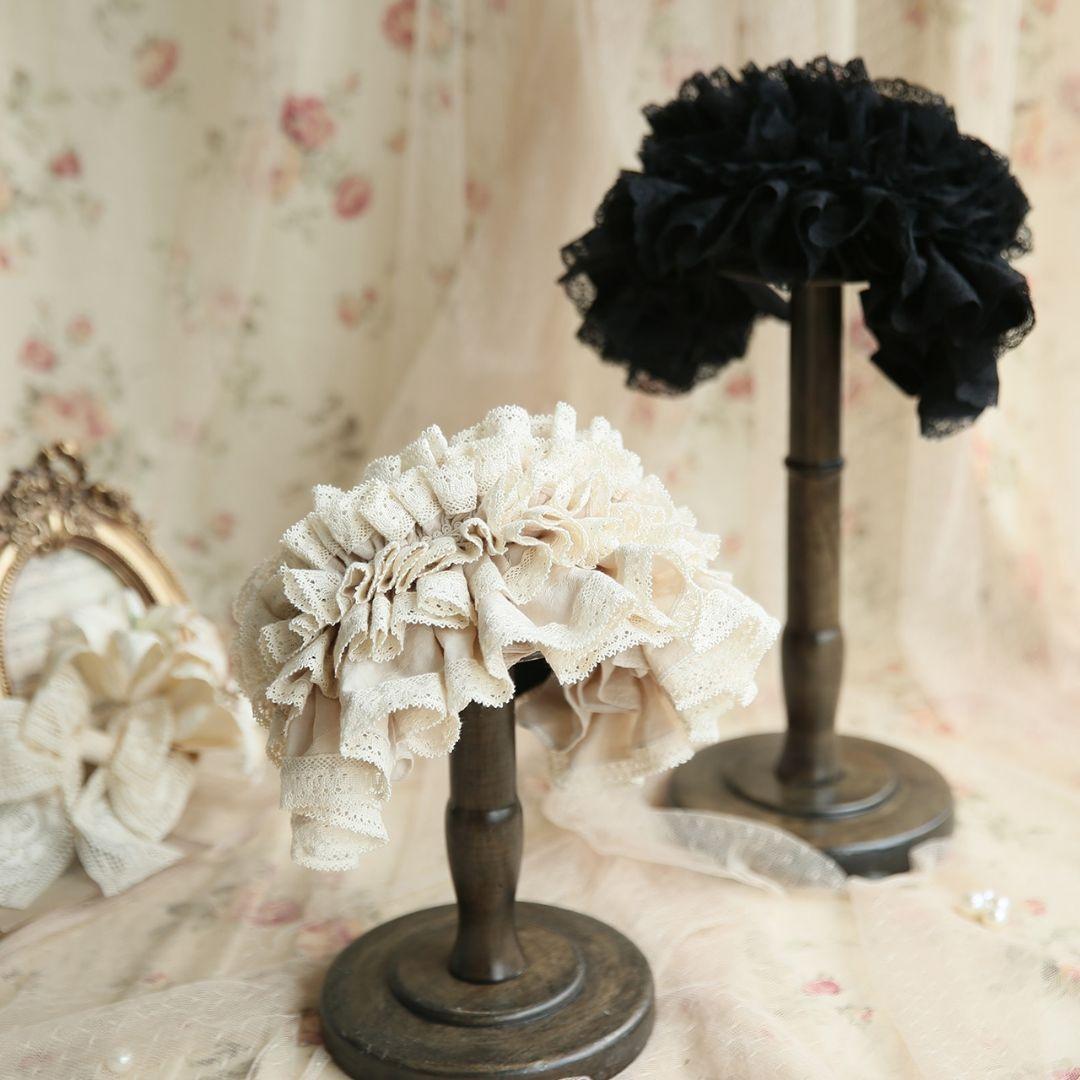 【星箱works】西洋人形魔法　フリルカチューシャ (ベージュ)