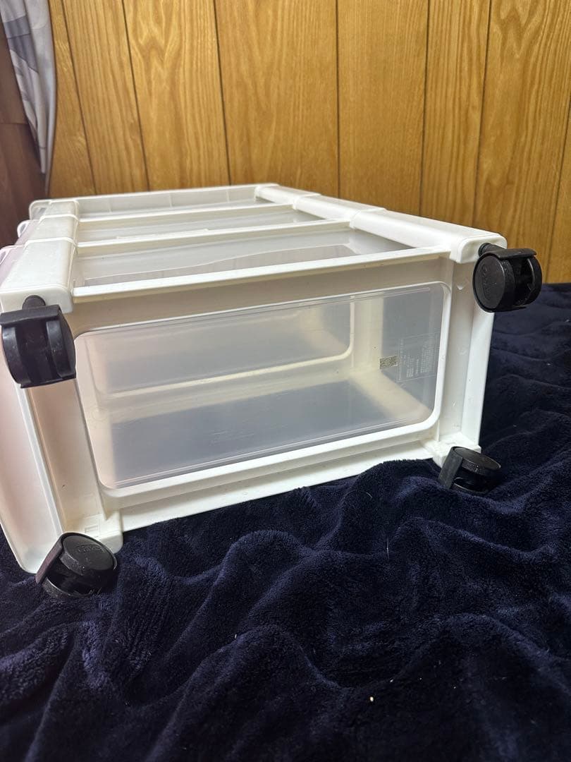 希少 お得 レトロ ミッフィーイラスト付き3段収納ケース2個セット