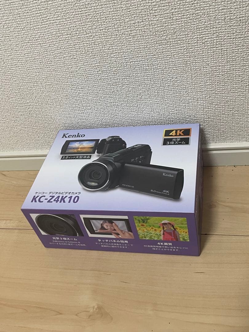 Kenko KC-Z4K10 4Kビデオカメラ　sdカード三脚セット