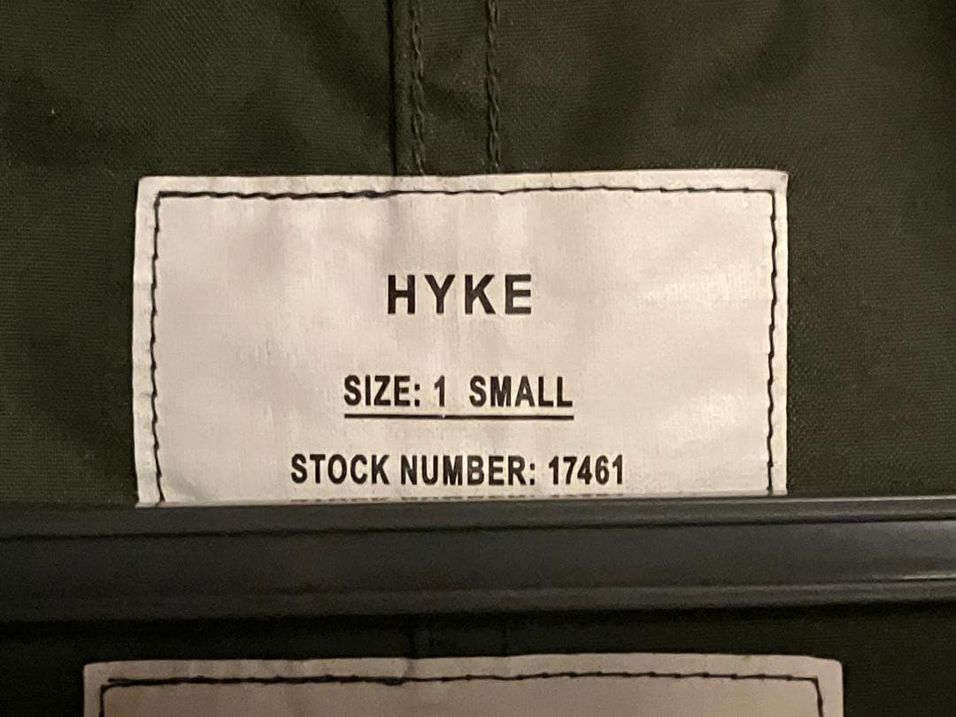 HYKE ハイク　ミリタリーコート　17461 サイズ1