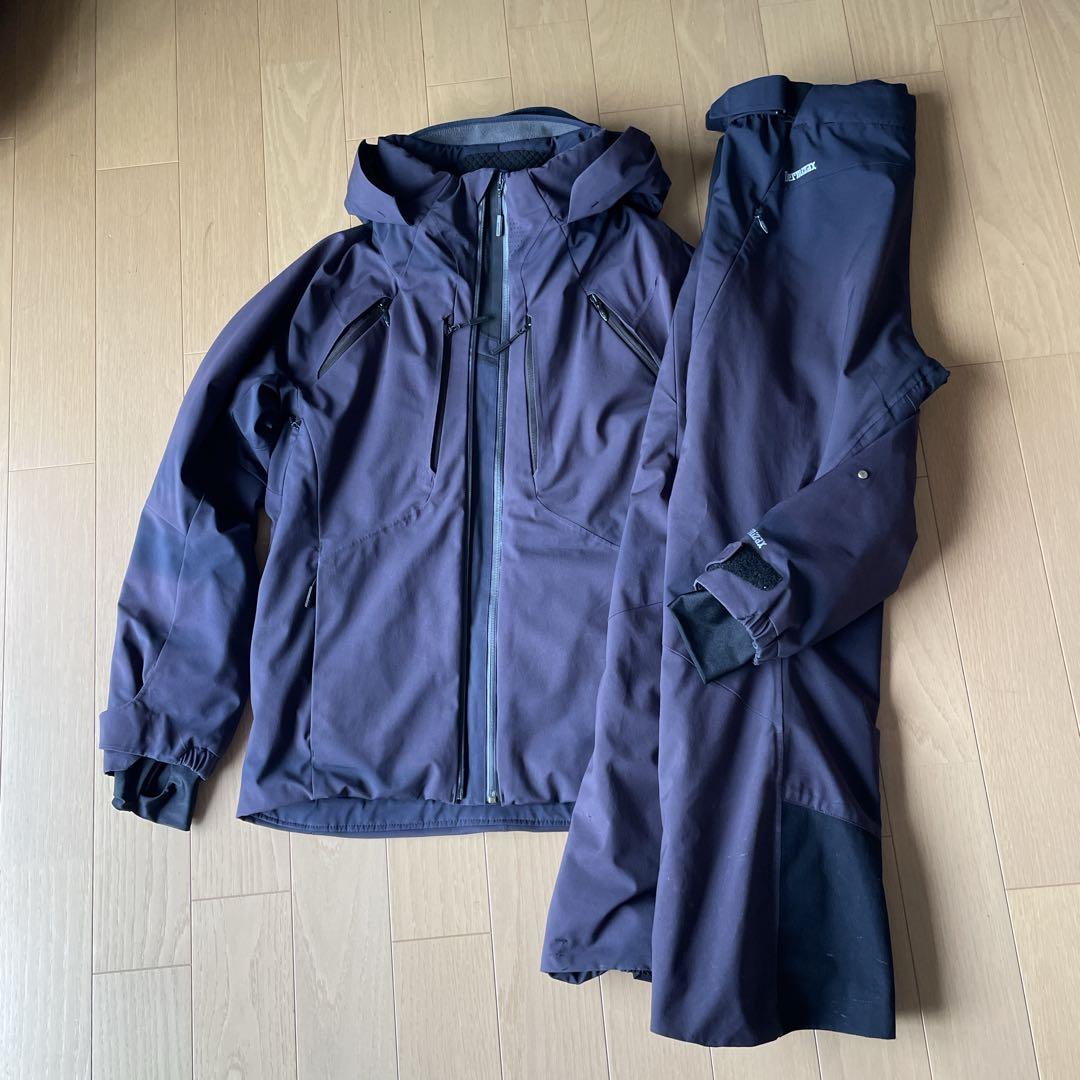 デサント DESCENTE スキーウェア 上下セット デモチーム中古サイズM