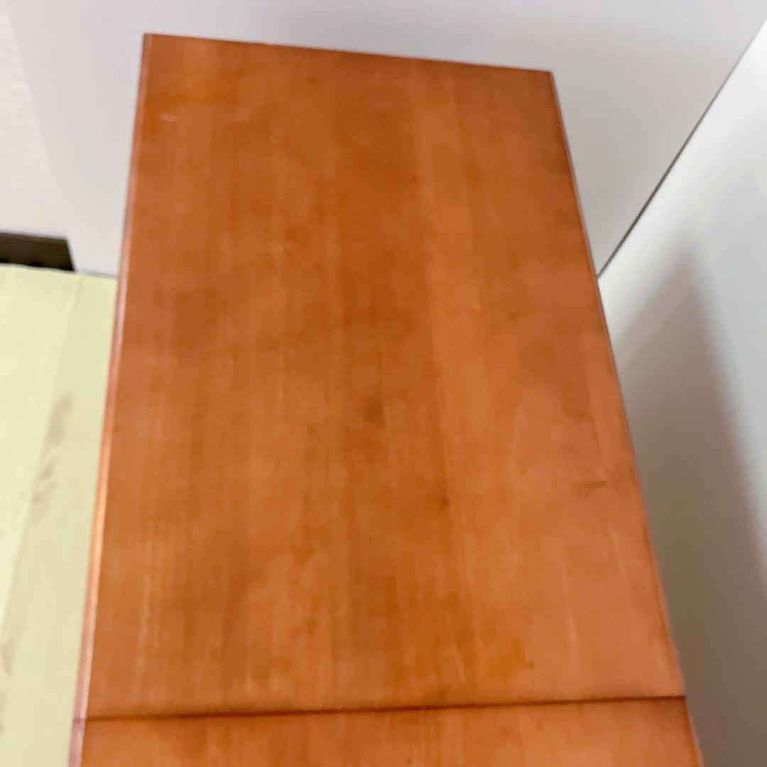 キャスター付き　木製　バタフライテーブル　バタフライワゴン　電源コード付き