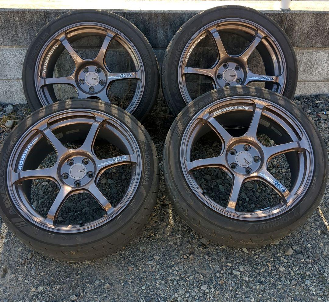 ADVANRacingRG-4 18インチタイヤホイール4本セット