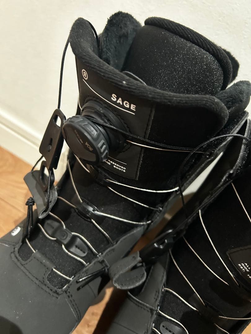 スノーボード　ブーツ　25㌢RIDE ライド　SAGE サージ　ボア　BOA