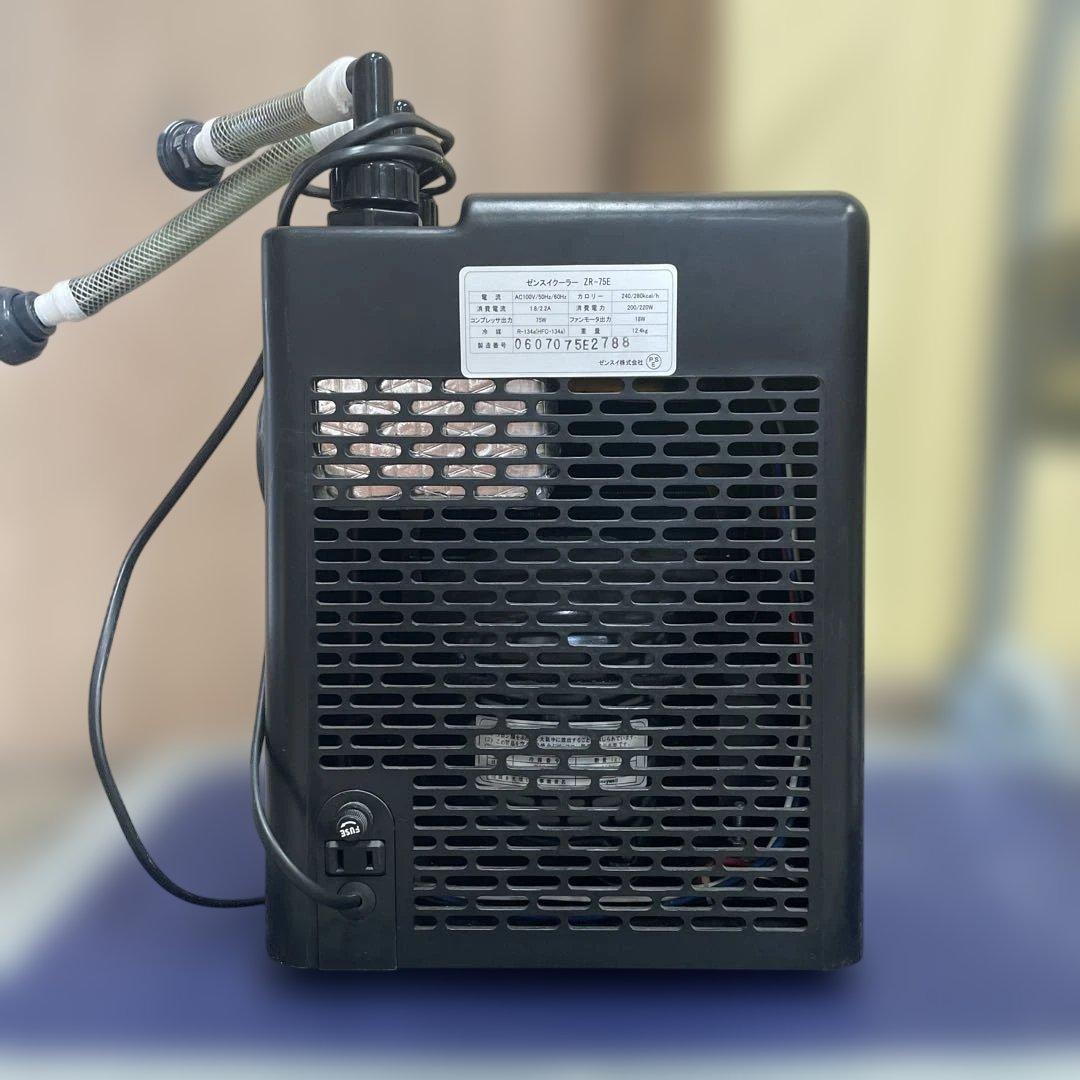 ゼンスイクーラー ZR-75E ZENSUI 水槽用クーラー 通電確認
