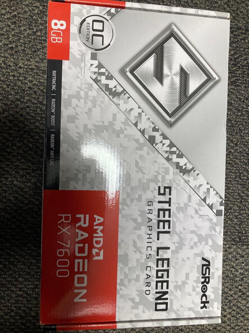 グラフィックボード・グラボ・ビデオカード ASRock Steel Legend RX 7600 8GB