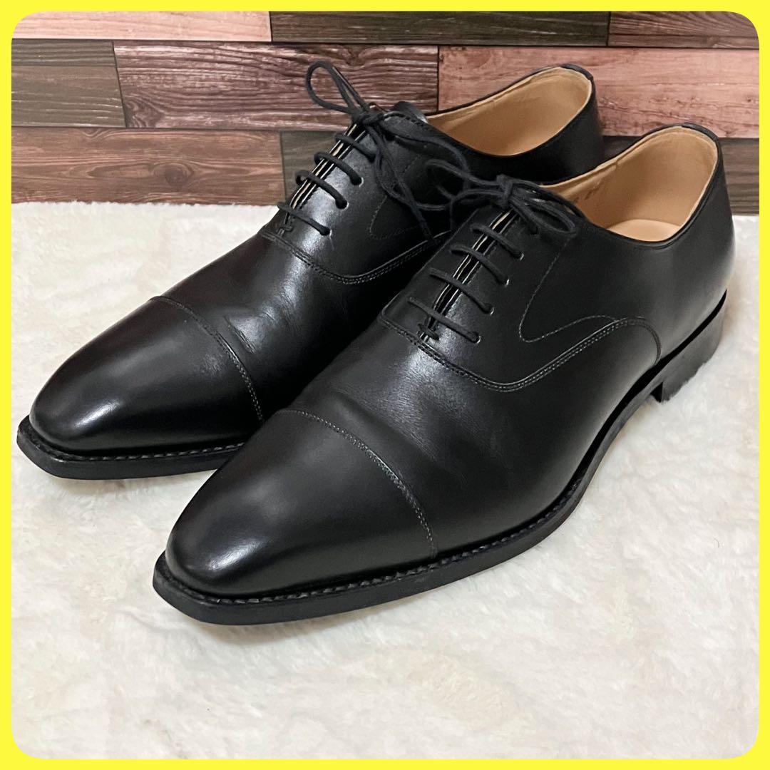 極美品 SCOTCH GRAIN ビジネス シューズ 革 靴 27.0 黒