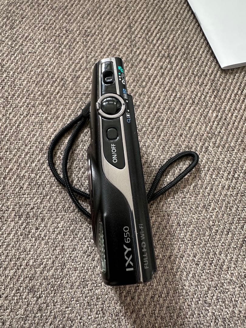 キャノン　イクシー　Canon IXY650 ブラックデジタルカメラ　Wi-Fi