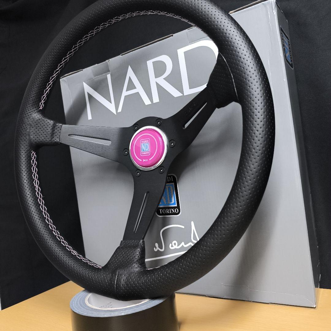 ナルディNARDI タイプ　ピンク　85mmディープ350mm