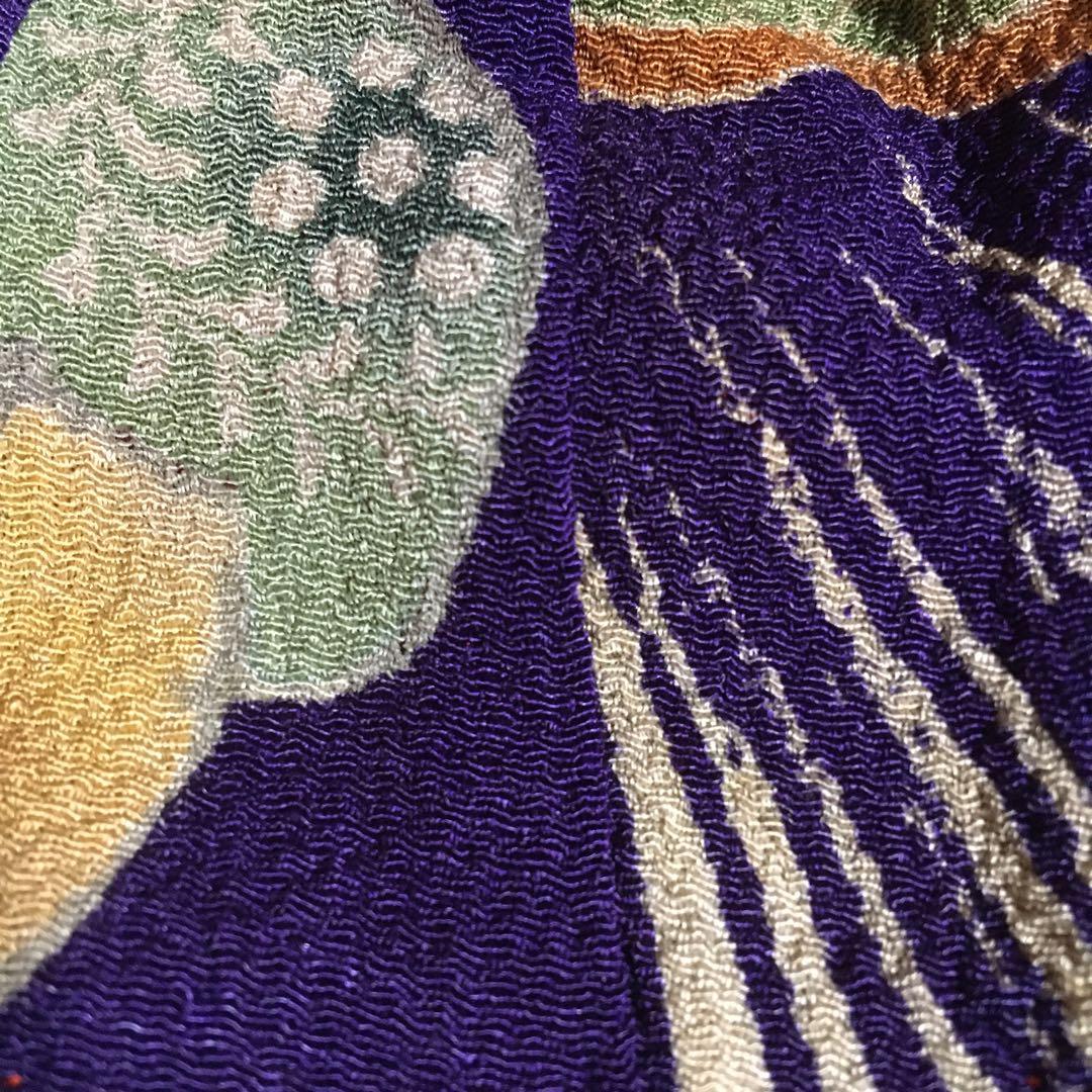 市松人形　小さい　6号　大正時代　女の子　江戸縮緬着物